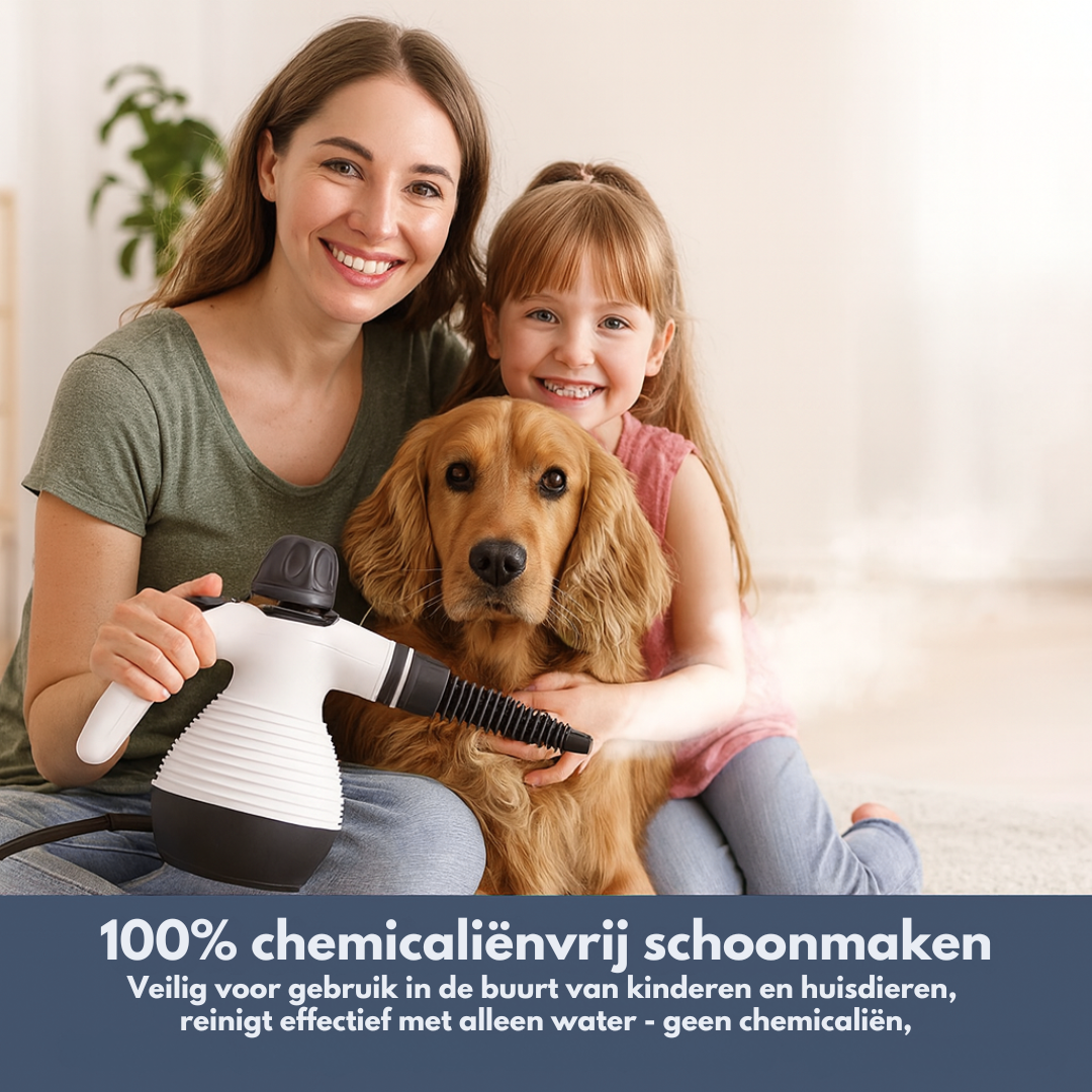 SteamCleaner Pro™ | Hygiënisch schoon binnen seconden