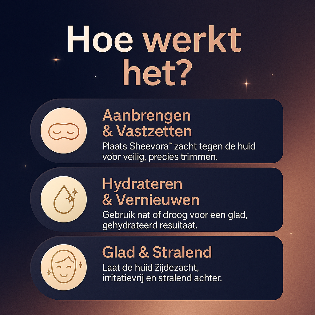 Sheevora™ | Scheren zonder irritatie