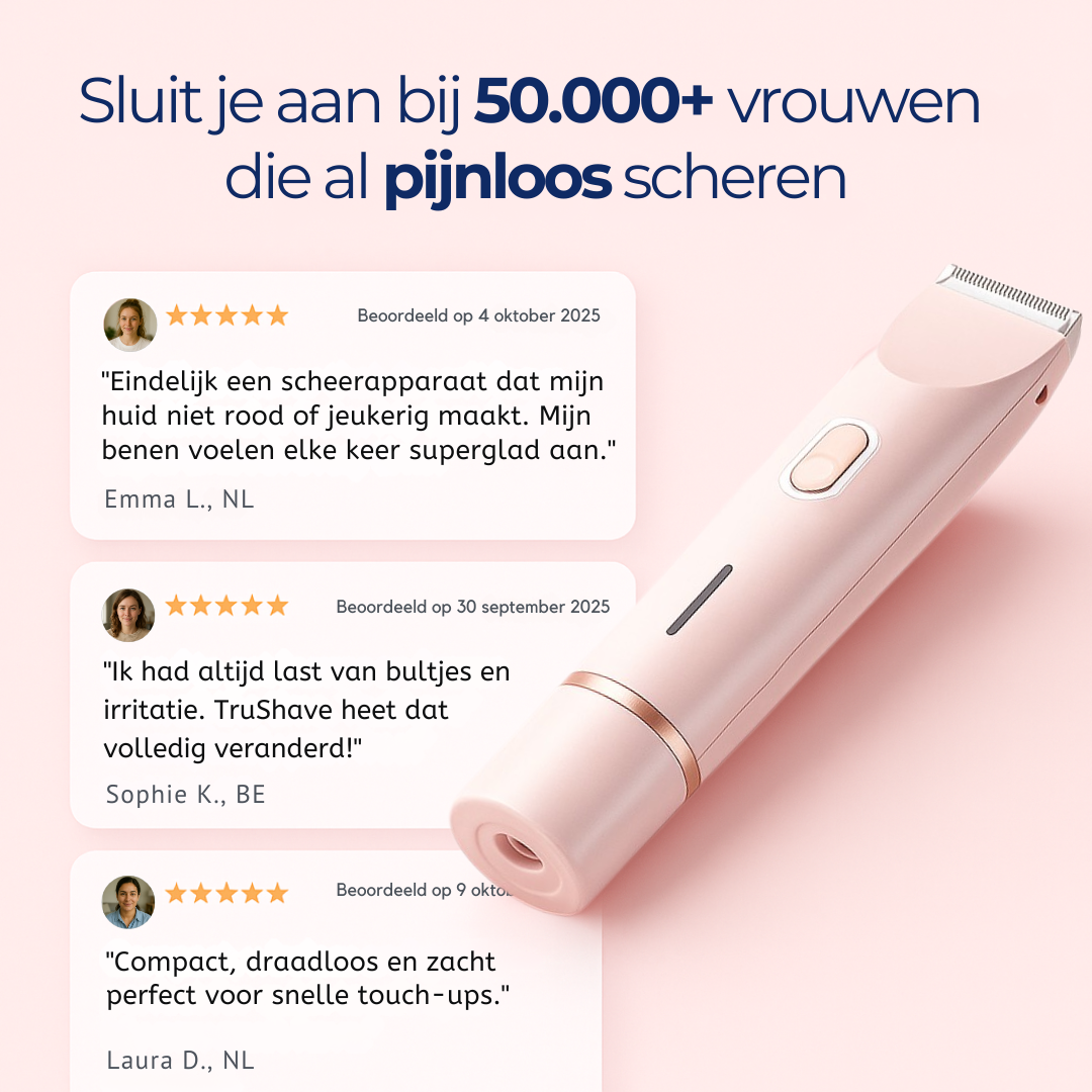 TruShave™ | Van stoppels naar strak in één beweging.