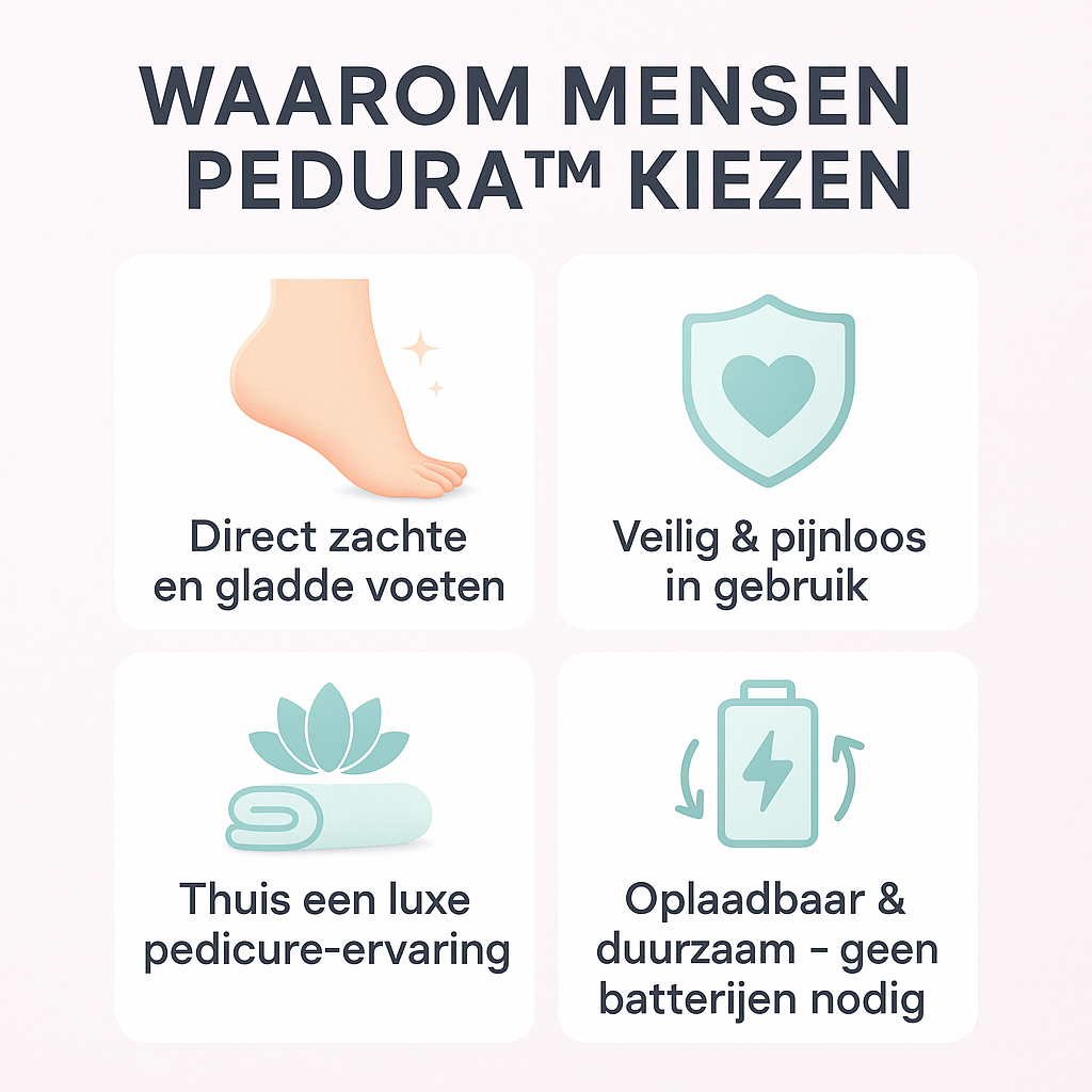 Pedura™ | Altijd zachte voeten