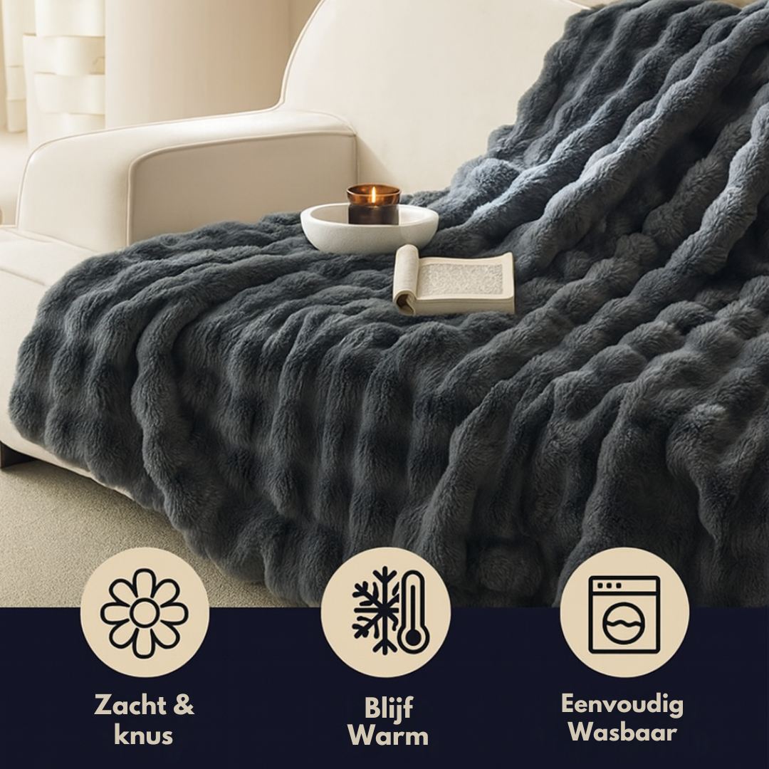 Fluffina™ | Een knuffel in de vorm van een deken