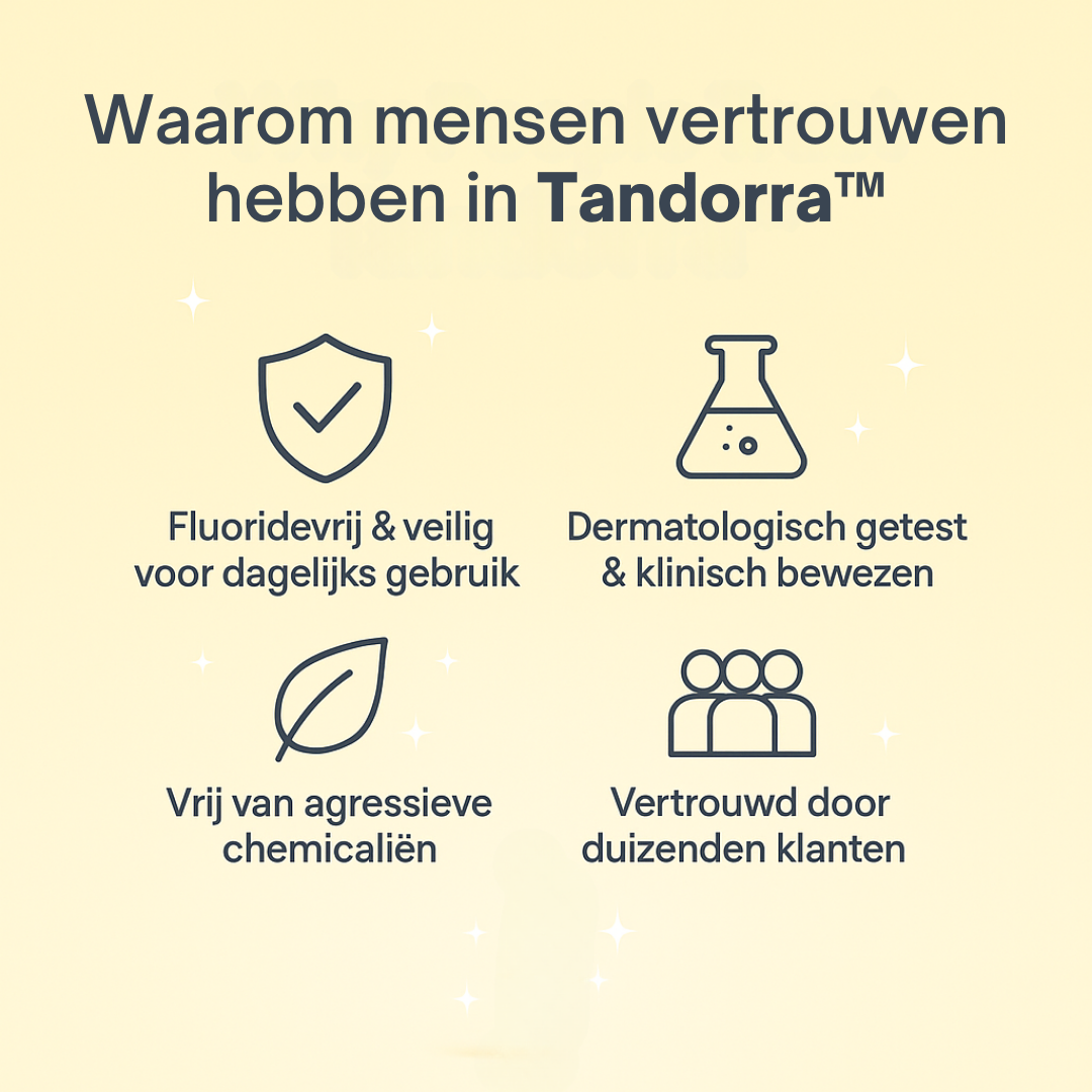 Tandorra™ | Vertrouwen in je lach