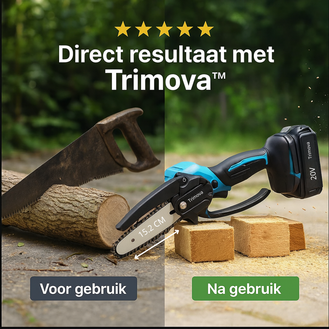 Trimova™ | Krachtig snoeien zonder kabels