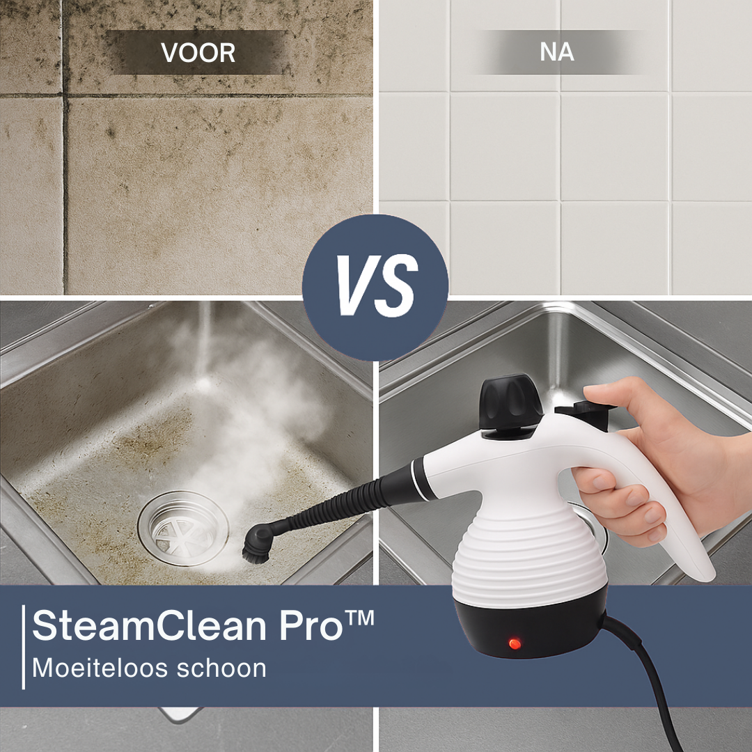 SteamCleaner Pro™ | Hygiënisch schoon binnen seconden